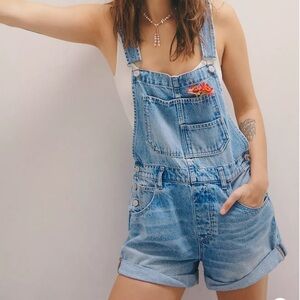 Free People overall shorts